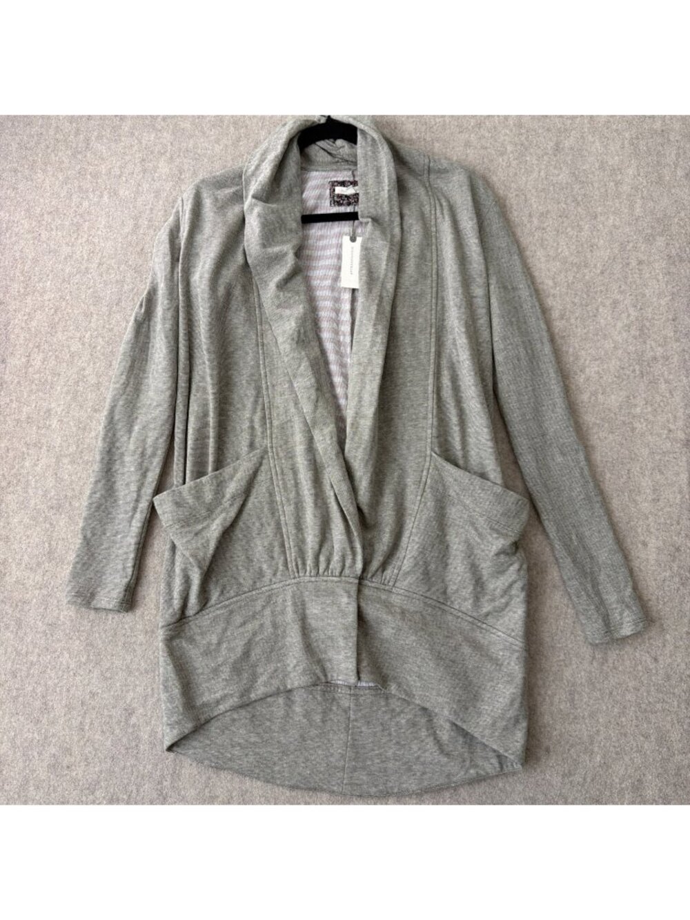 Pure + Good Cardigan Womens S Cascadia Open Front Relaxed Fit Anthropologie NWT